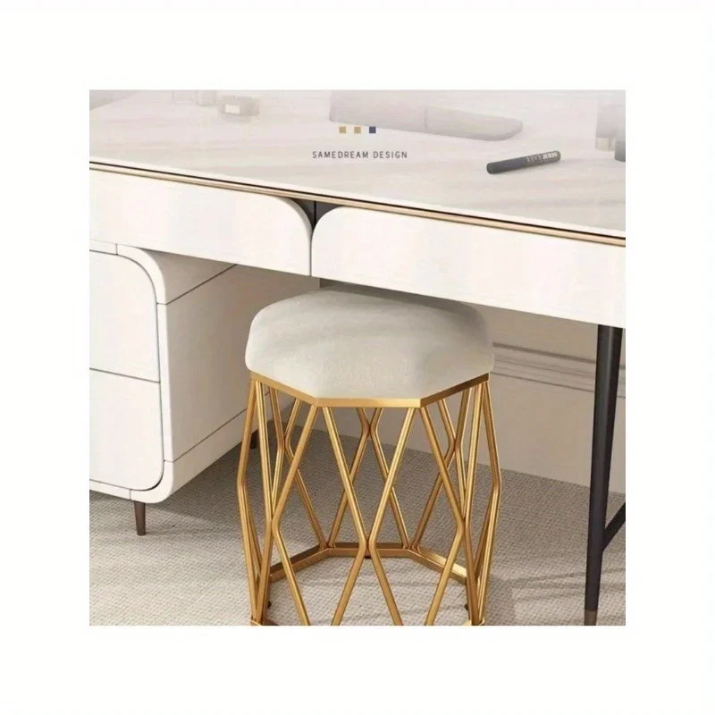 Nordic style dressing stool Modern simple manicure stool Home bedroom dressing chair Girls makeup stool