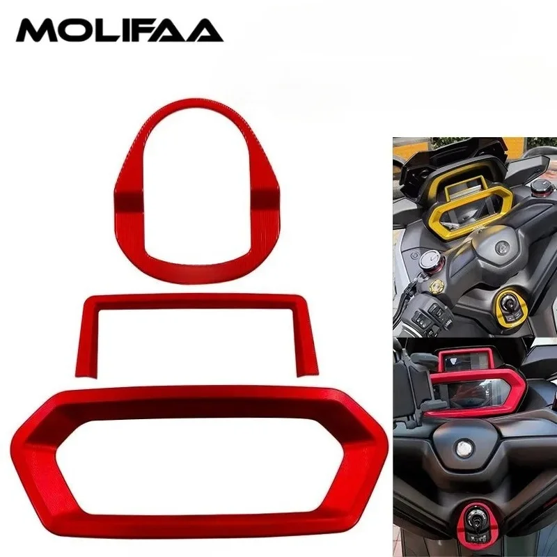 

Motorcycle Instrument Frame Protective Shell Cover For Yamaha Xmax 300 2023 V2 Decorative Electric Door Lock Cover Accessories