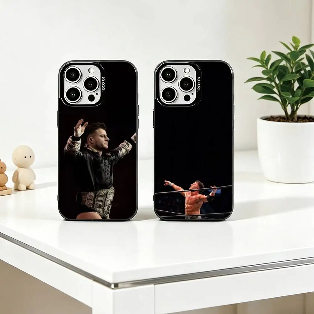 

Professional wrestler M-MJF Phone Case For iPhone 17,16,15,14,13,12,11 Plus,Pro Max,XS,Colorful Silver Phone case Funda Cover