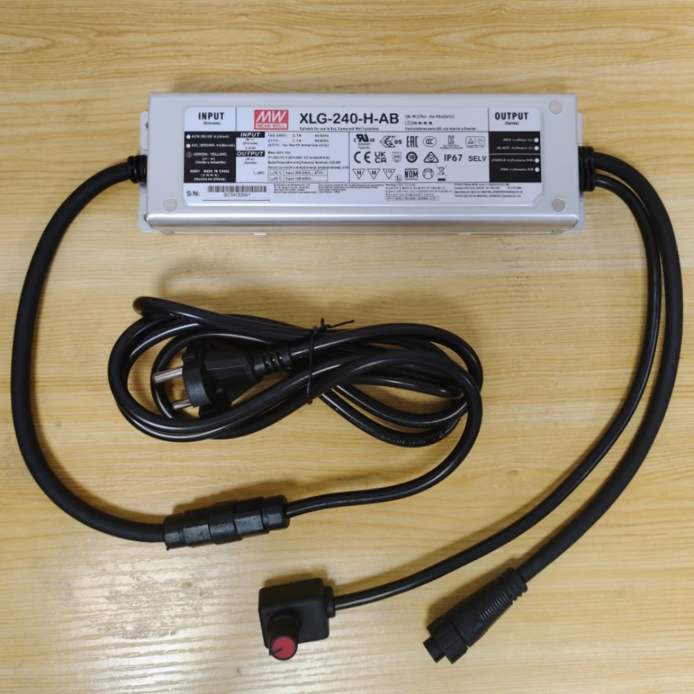 240W Meanwell Driver for QKWIN 240W Lamps