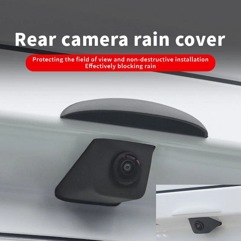 Telecamera per retromarcia per auto universale Scudo antipioggia Telecamera per retromarcia per auto Copertura per parasole antipioggia Scudo impermeabile antipioggia Esterno per auto
