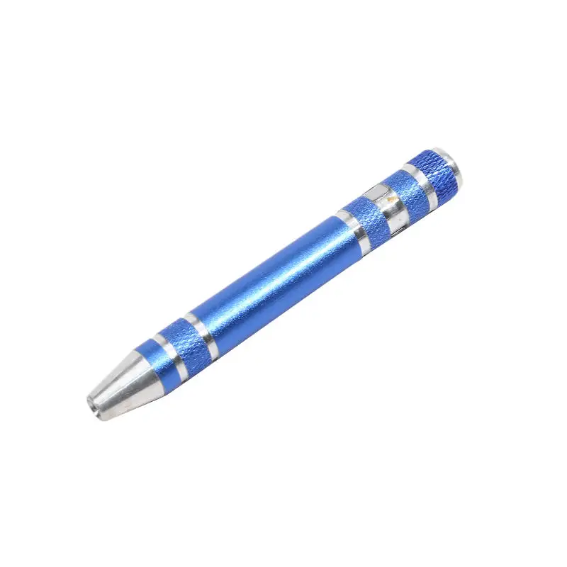 8-in-1-Schraubendreherstift aus Aluminiumlegierung – austauschbare Bits für einfache Reparaturen und Demontage – Detail 12