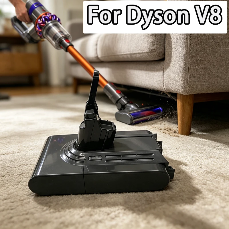 

Аккумуляторная батарея 21700, 12800 мАч, 21.6В для пылесосов Dyson V8, Absolute V8, Animal, Li-ion SV10, серия перезаряжаемых аккумуляторов