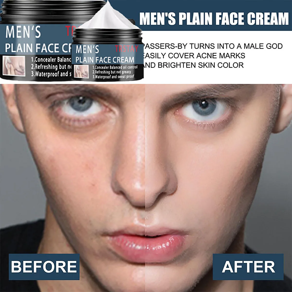 Men Lift Anti-Wrinkle Firming Shrink Pore Acne Day Cream Moisturizing Whitening