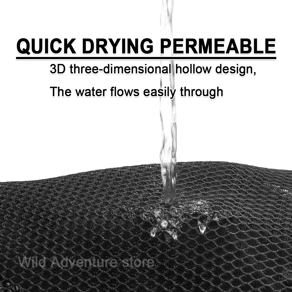 دراجة نارية غطاء مقعد العزل الحراري تنفس غطاء مقعد الشمس حماية تعديل ل Kymco XT250 xt250 ثلاثية الأبعاد شبكة غطاء مقعد