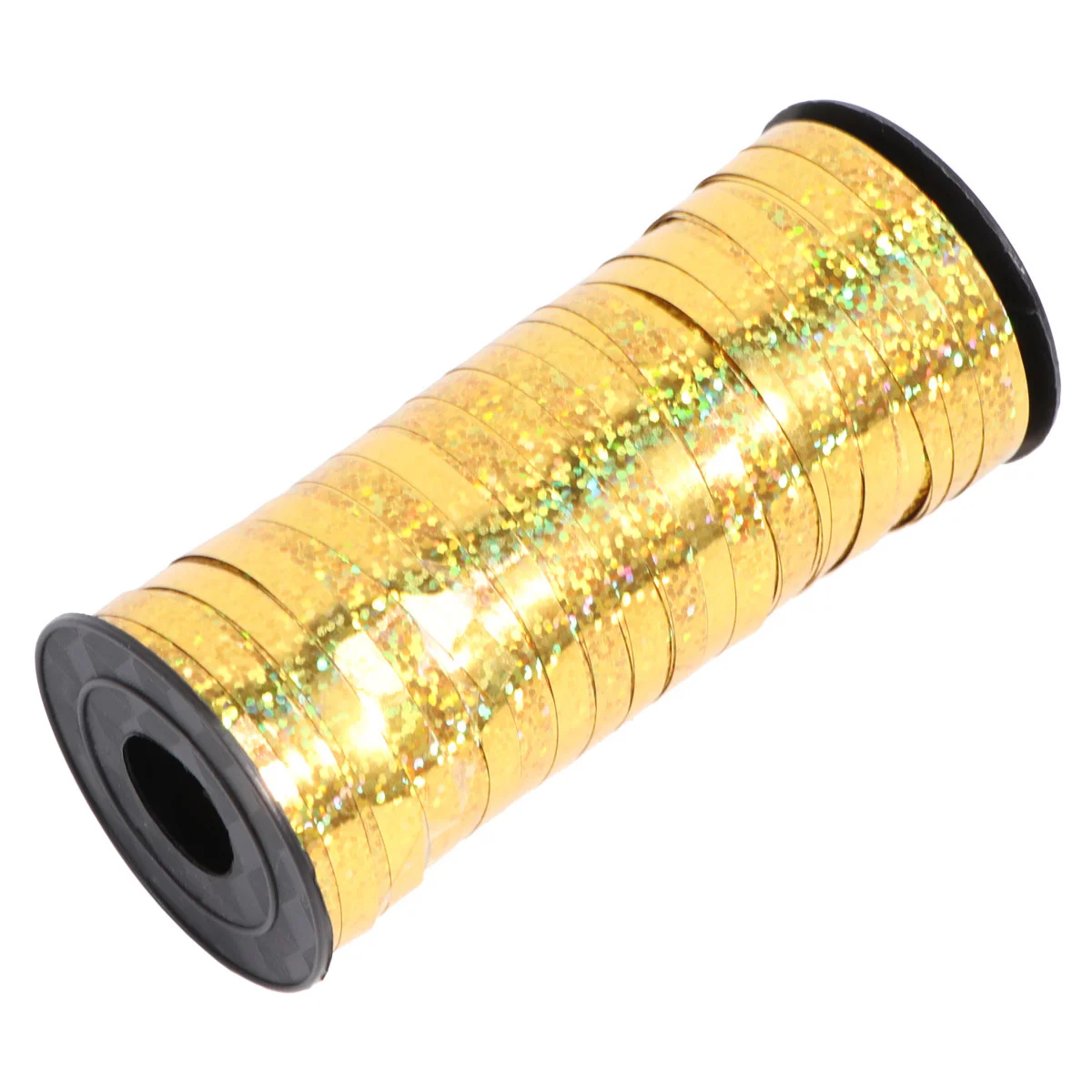 Crimped Curling Ribbon Roll Metallic Balloon Ribbon String Craft Ribbon for Party Festival Gift Wrapping 100Yard (Gold)