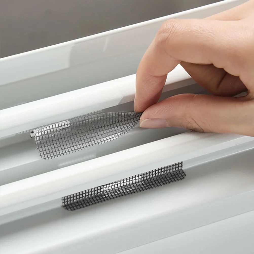 10 قطعة البعوض برهان التصحيح الألياف الزجاجية شبكة شريط لاصق لنافذة شاشة الباب صافي خيمة Rv التخييم دائم ملصق مضاد للمياه #4