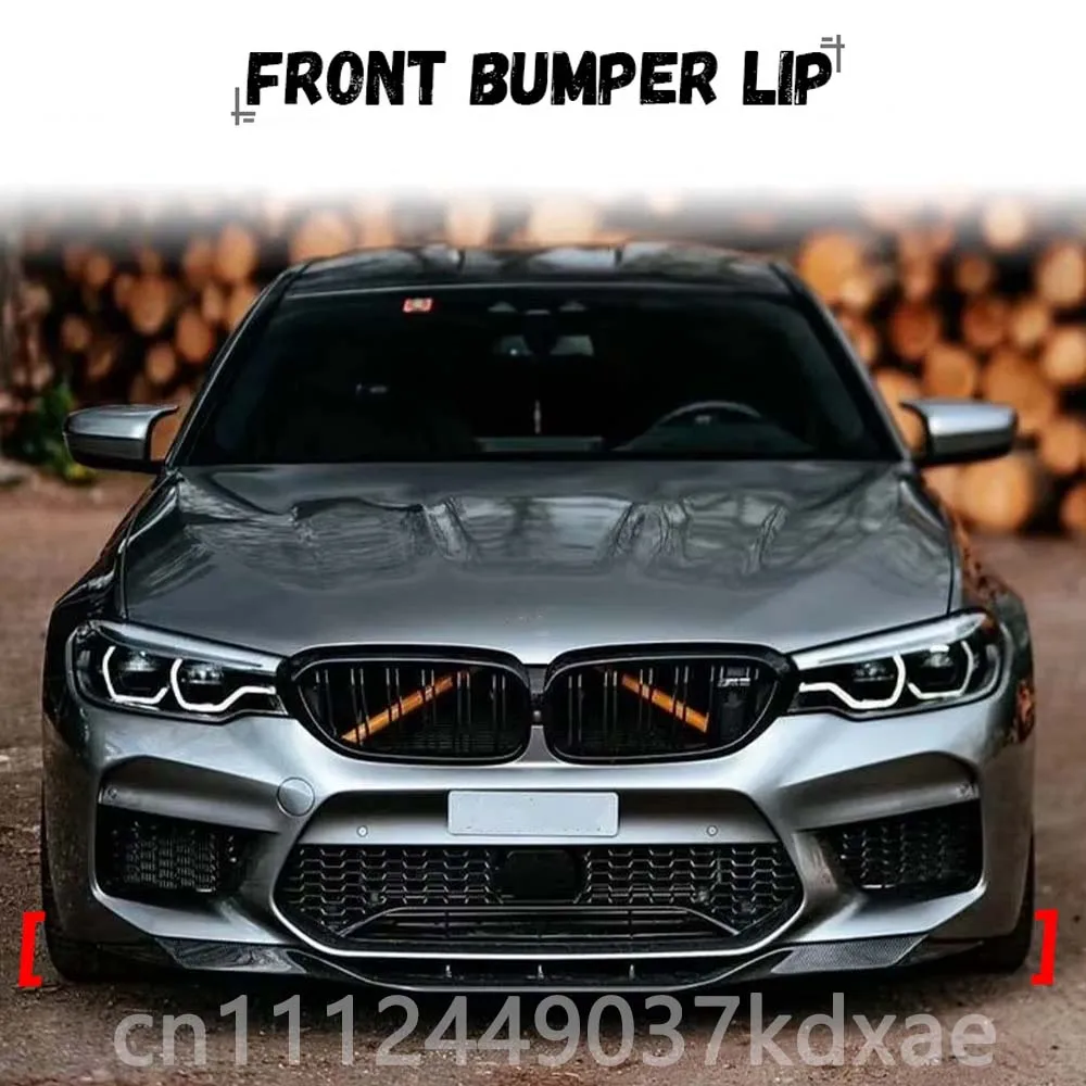 

For 2018-2020 BMW 5 Series M5 F90 Front Bumper Lip Spoiler Splitter Diffuser Body Kit Tuning ABS Canard Lip Protector Cover