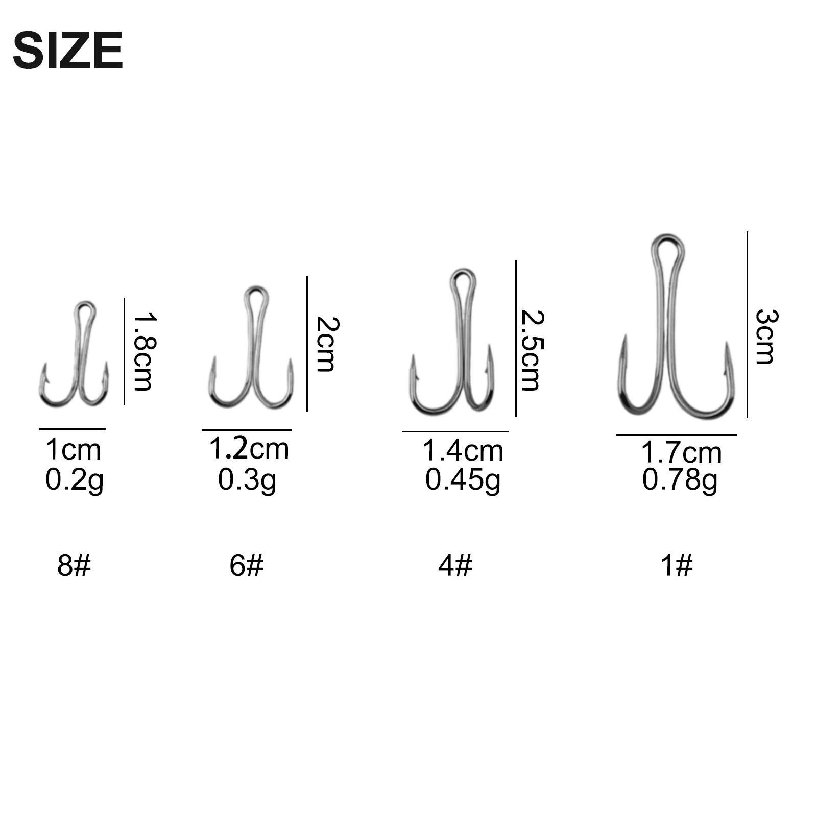 High Quality 2022 New Fishing Hooks FishHook Carp Fishing Dual High Carbon Steel Hooks 8-1 Size Outdoor Pesca Practical