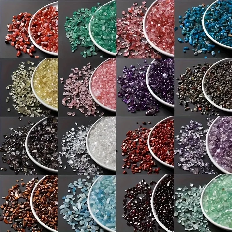 50g/100g/200g/500g Natural Quartz Ore Mineral Stone - Irregular Crystal Stone for Aquarium, Home Decoration, DIY Jewelry making