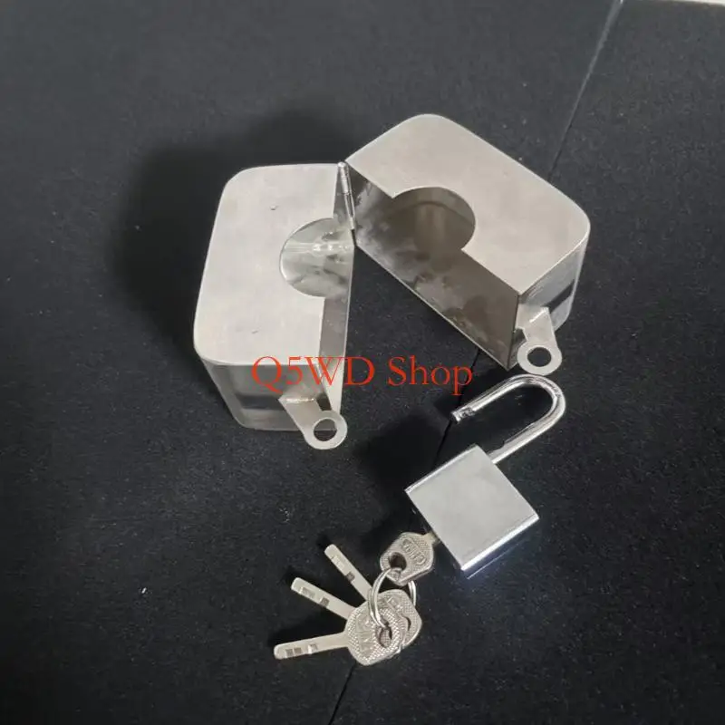 Q5WD Outdoor Water Spigot Lock Cover Rental Lock Not Theft Outdoor Water Tap Cover Easy Installation for Year Round Use