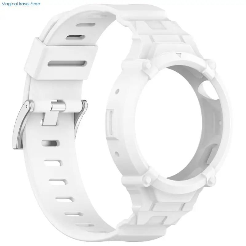 N2UB Watch Silicone Fitness Replacement Integrated Straps For Watch 5 Watch 3