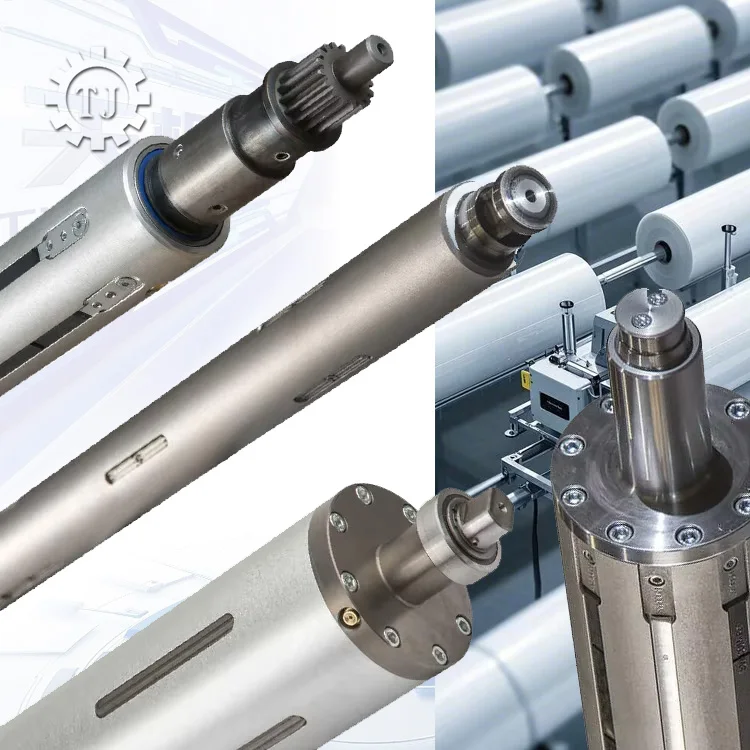 TLF Высокоточный стальной воздушный расширительный вал, стальной роликовый гибкий подшипник для машины для намотки резки