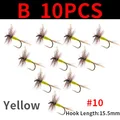10PCS Yellow B10