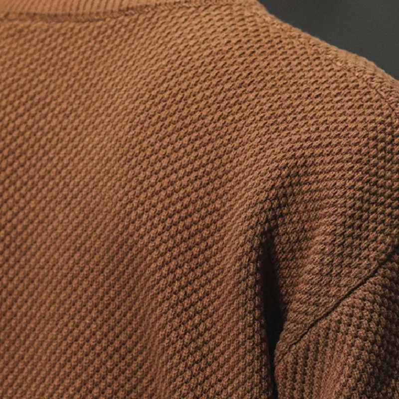 Pullover Männer Lose Warme Herbst Winter Brief Chic Oansatz Alle-spiel 3 Farben Gestrickte Weiche Einfache Casual Neue vintage Ulzzang Cool