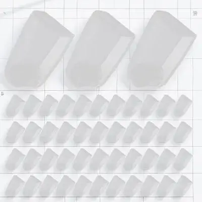 

100 Pcs Key Ring Clip Chain Clips Hooks Tomato White Plastic Shape Spring Snap Keychain