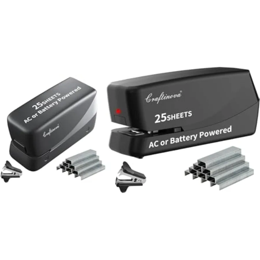 

Electric StaplerAutomatic Inclued 2000 Staples and 1 Staple Remover
