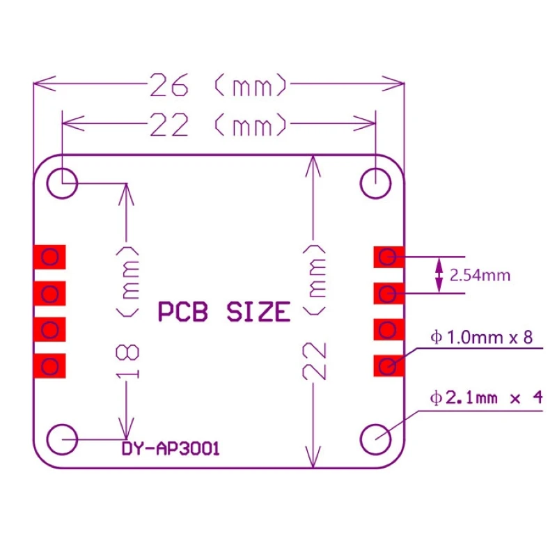 Modulo amplificatore Audio digitale ad alta potenza DC 8V-24V Mono classe D 30W-300W altoparlante scheda amplificatore di potenza Audio DY-AP3001