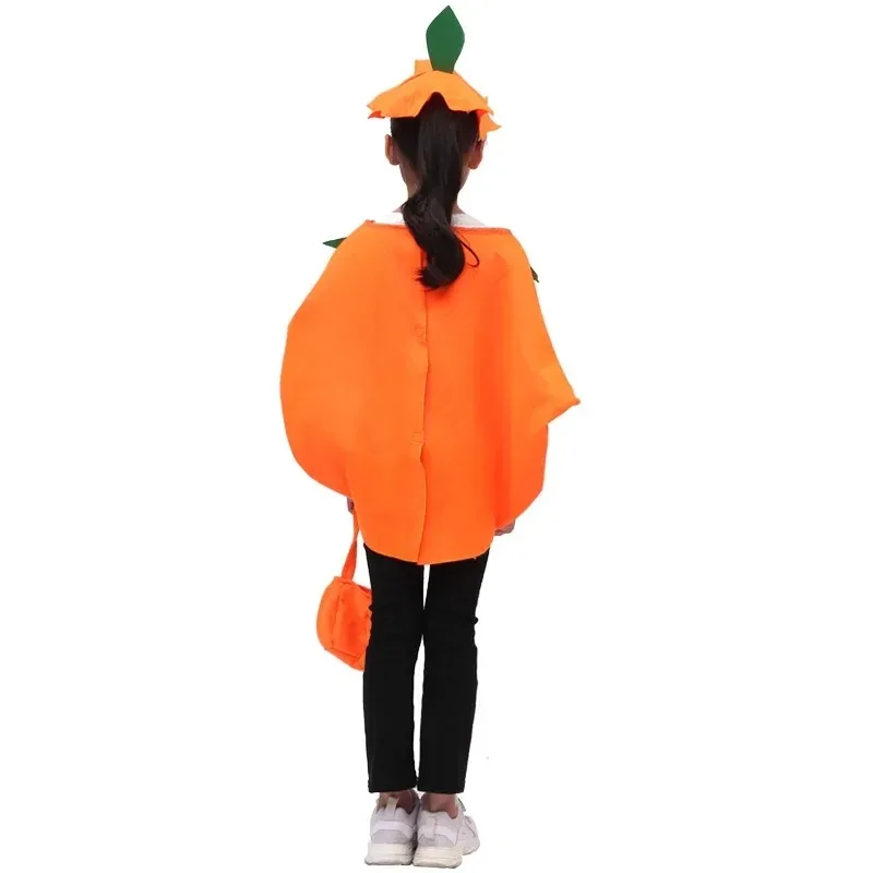 Déguisement Citrouille Adulte avec Chapeau – photo 3