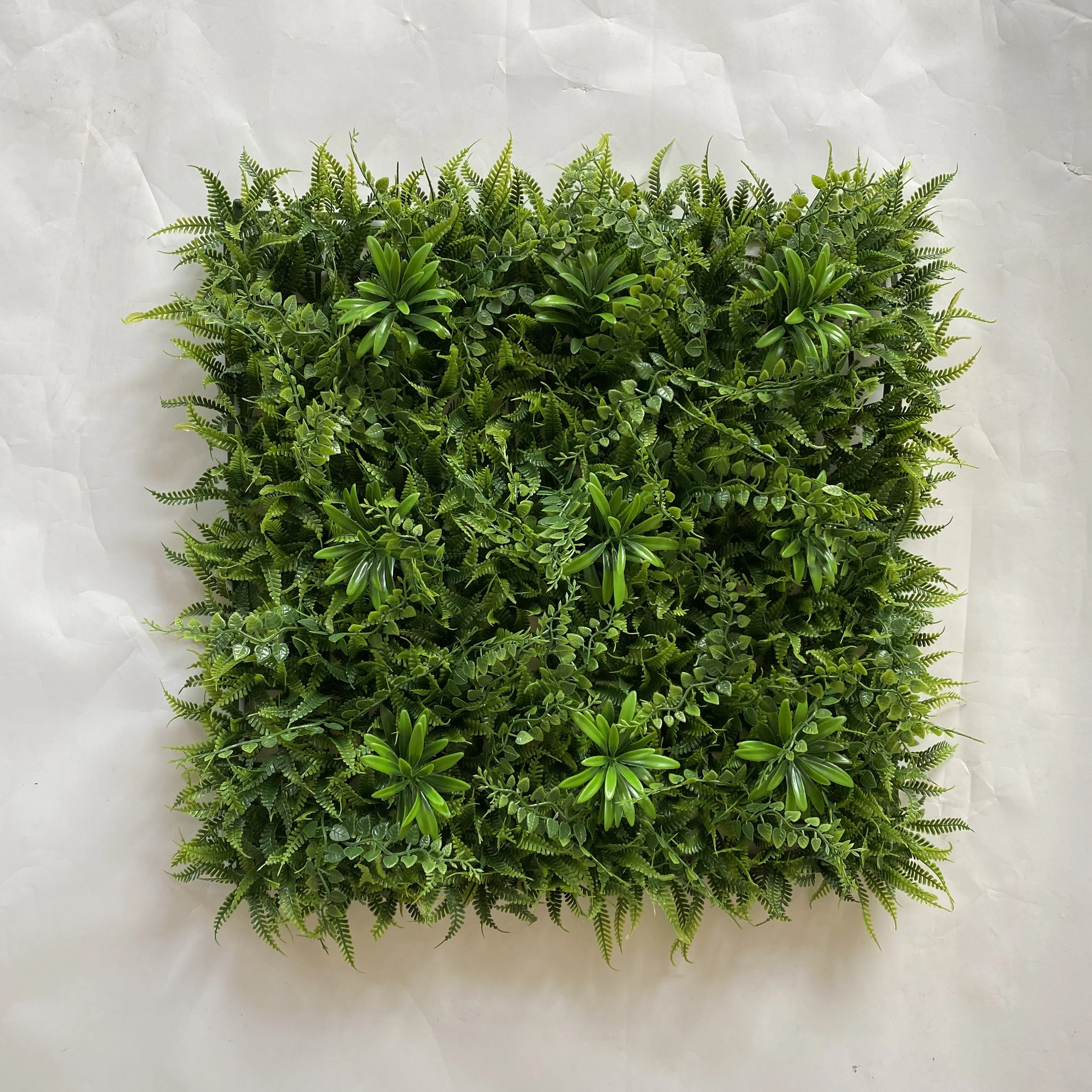 

Hedge Artificial Synthetic Grass Wall Panels Grass Wall Plants For Garden Ornaments Decor Gree Anti Outdoor Plastic Type