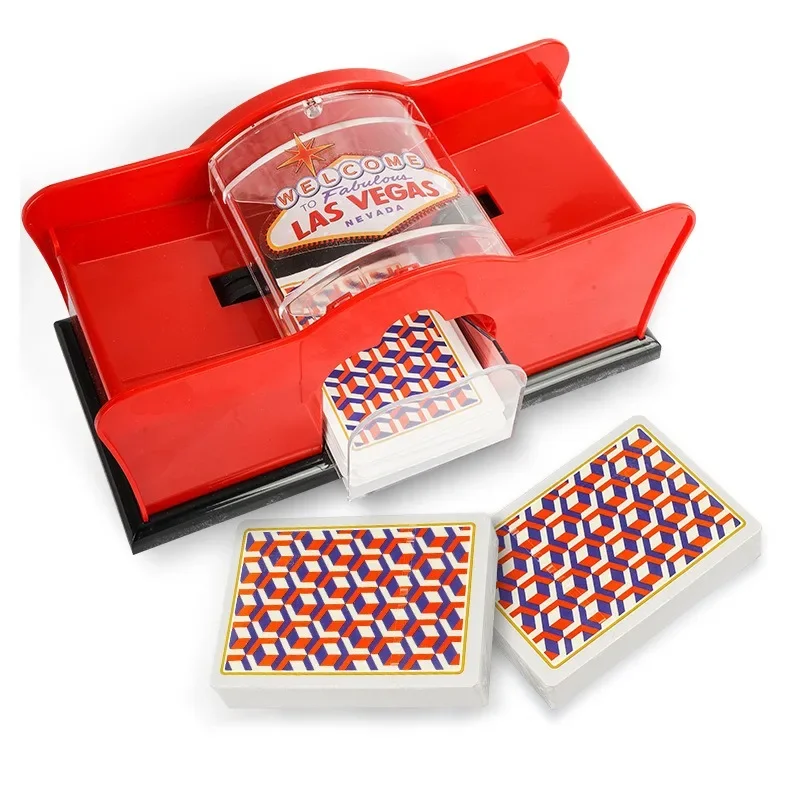 Automatic Playing Card Shuffler Games Poker  Machine Dispenser for Travel Home Festivals Xmas Party Operate Easy  uno