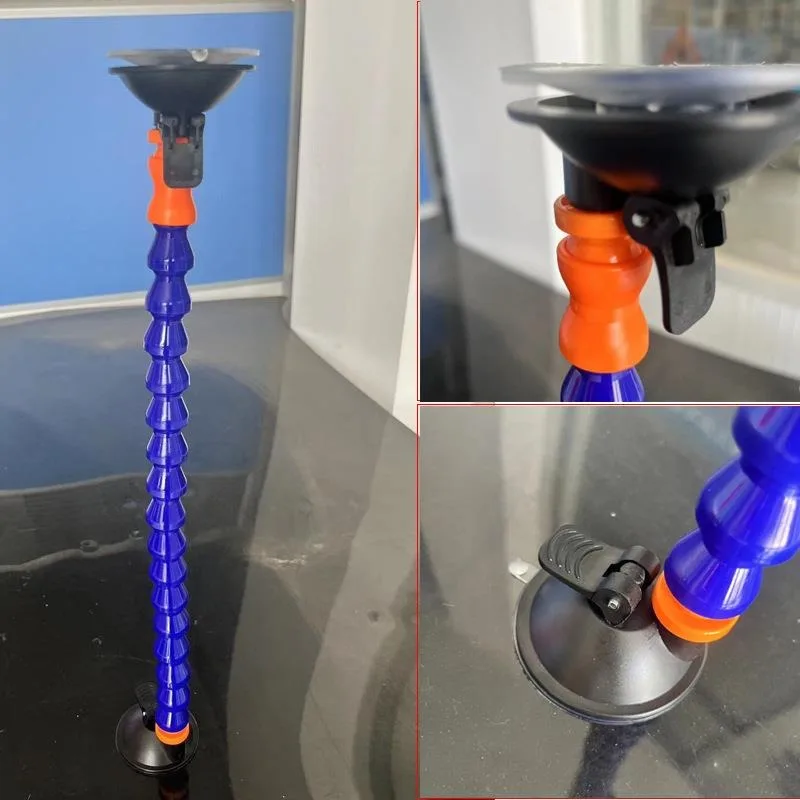Dual Suction Cup Adjustable Dent Repair Support Bracket, Car Dent Inspection Holder