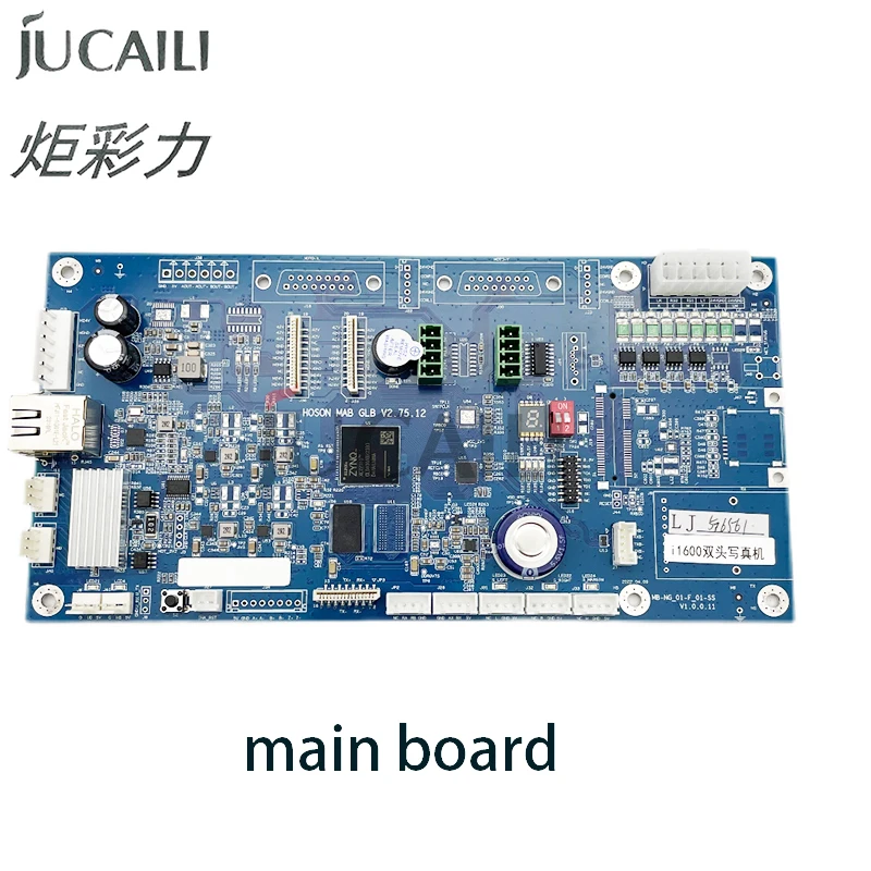 JUCAILI I1600 Network Version Double Heads Board Kit for Hoson I1600 Inkjet Printer Network Black Data Cable Version Plates
