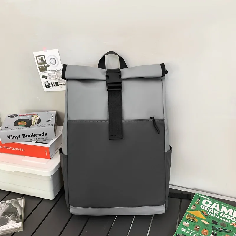 

Large Capacity 156 Inch Computer Double Shoulder Bag Outdoor Leisure Sports Men's Backpack Roll-Up Cover Business Travel