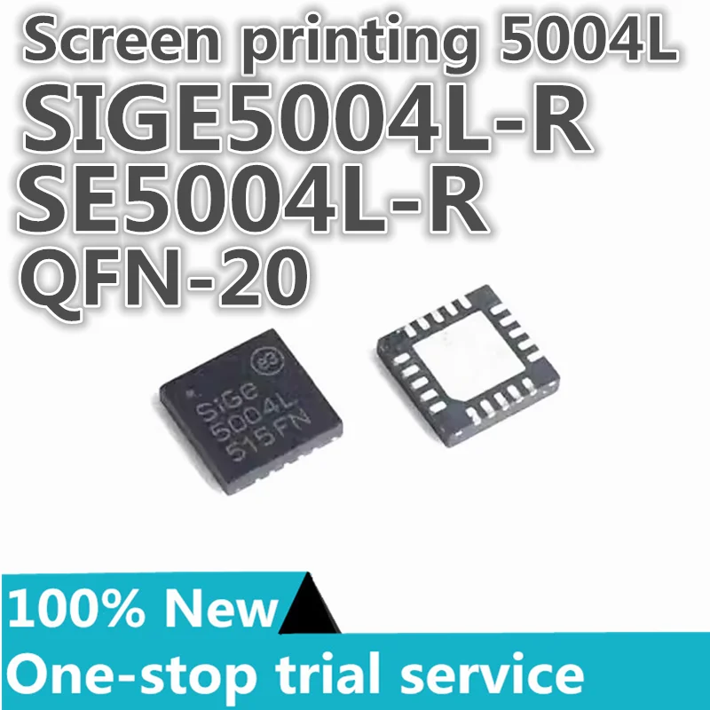 

2-50pcs %New SIGE5004L-R SE5004L SE5004 Silkscreen 5004L QFN-20 5GHz power amplifier chip