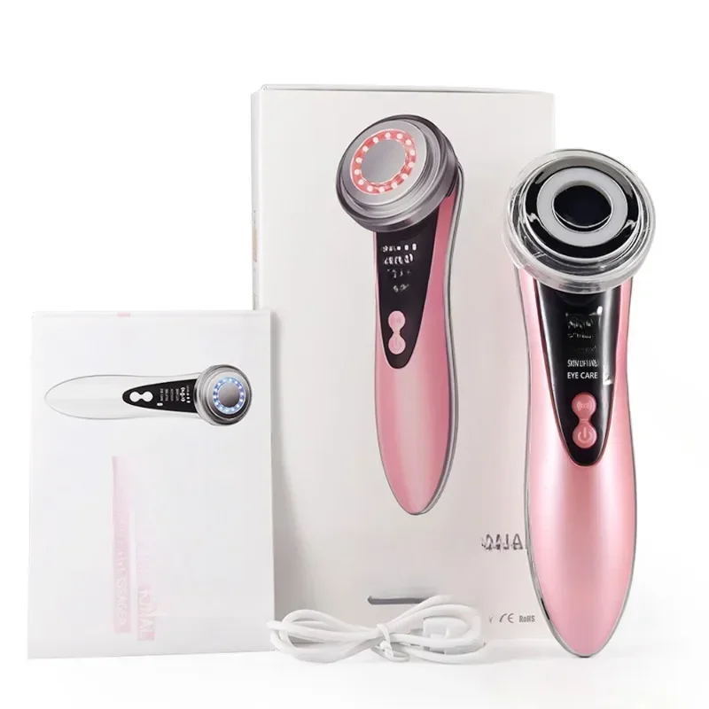 

Women Beauty Personal Care Products Led Electric Microcurre Face Massager Hot and Cold Face Beauty Equipment