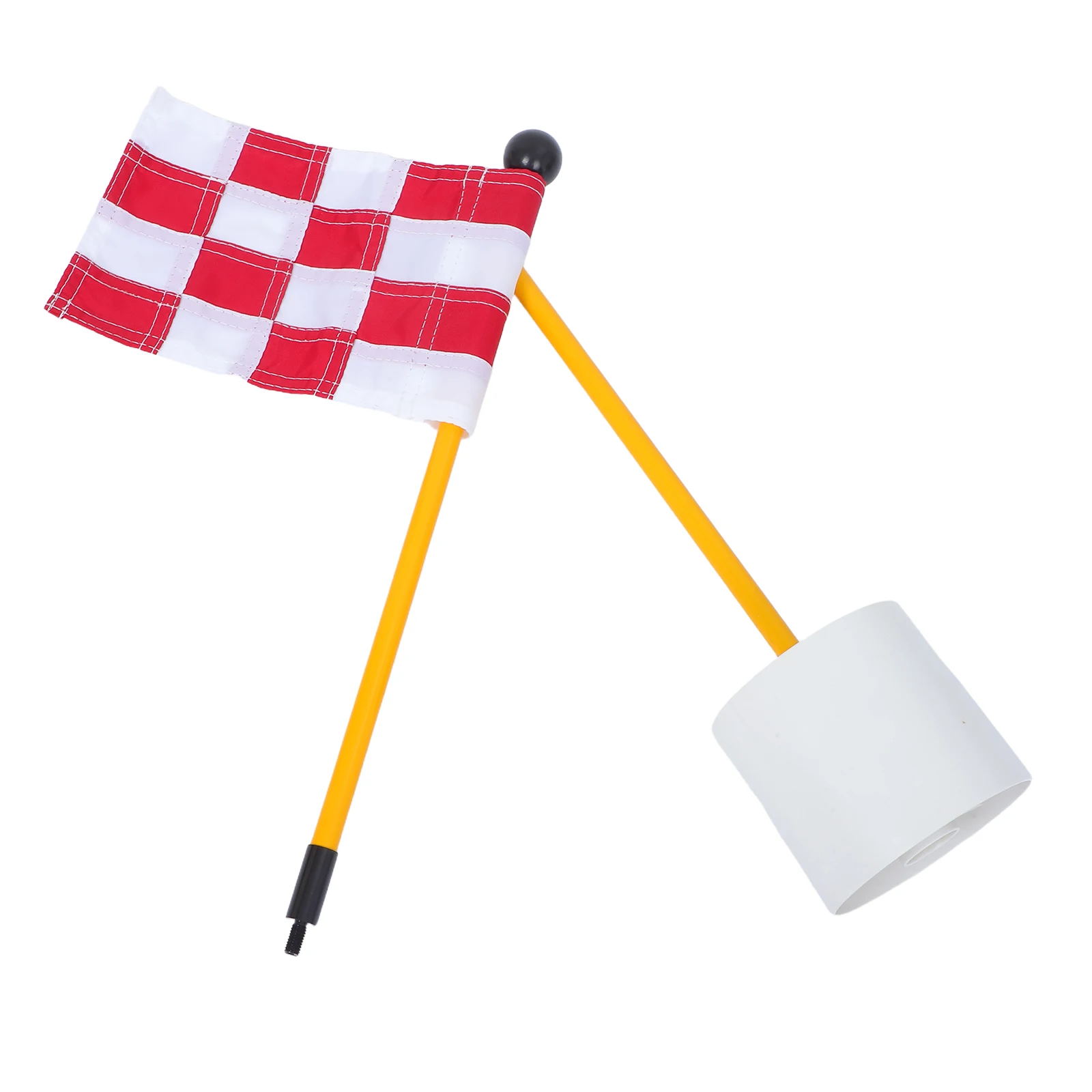 

Flag Kit High Visibility Flagpole Base Golf Training Equipment For Driving Range Garden Drainage Hole Durable Outdoor Use