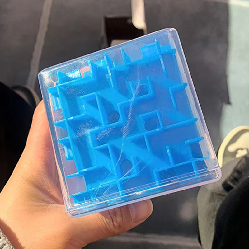 Labyrinth 3D Puzzle Maze Cube Brain Teasers for Children Kids IQ Test Educational Toys Birthday Party Favors Classroom Prizes