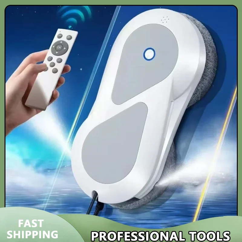 

Electric Window Cleaning Robot Machine Double Water Drop Source New Household Glass Cleaning Tool