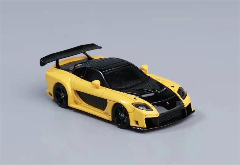 YM 1:64 Mazda RX7 Veilside Fortune 7 Resin Model Car