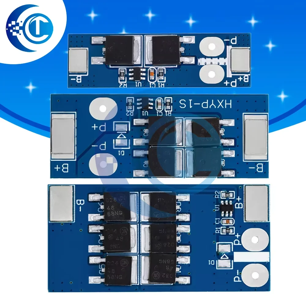 LiFePO4 18650 BMS (1S) – 3.7V 12A/16A/24A Protection Board, 4.2V Charging & Short Circuit/Overcharge Guard