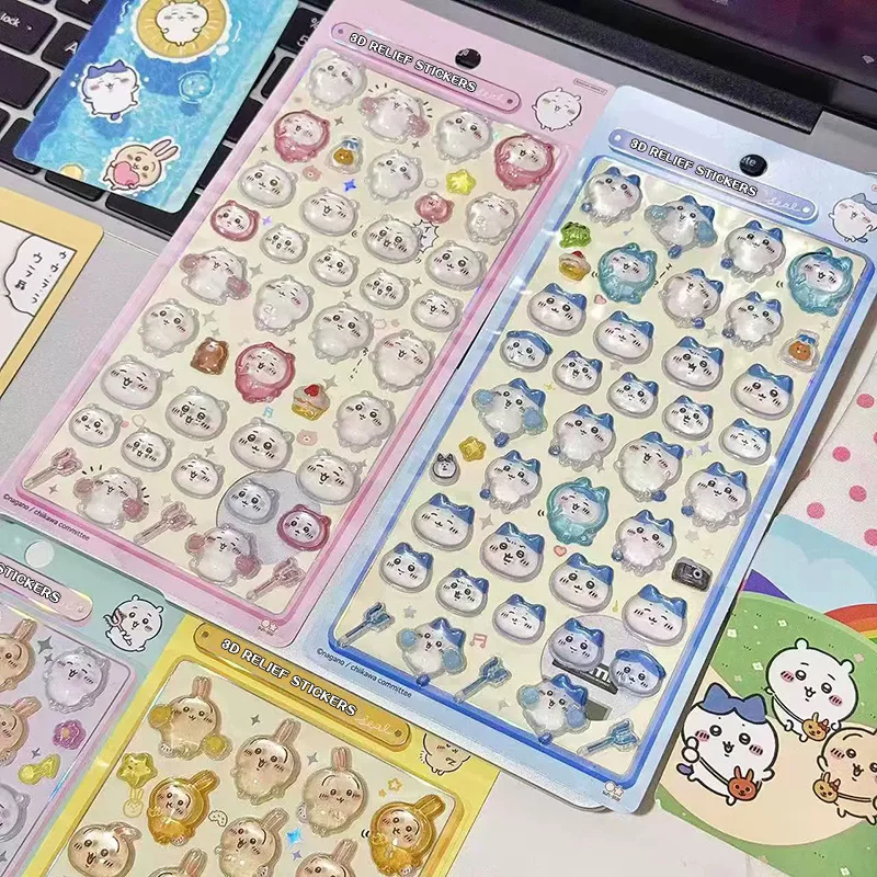 Cartoon Sticker 3D Stickers Aesthetic Sticker DIY Scrapbook Decal Decorations Party Favor ボンボン ドロップシール 2
