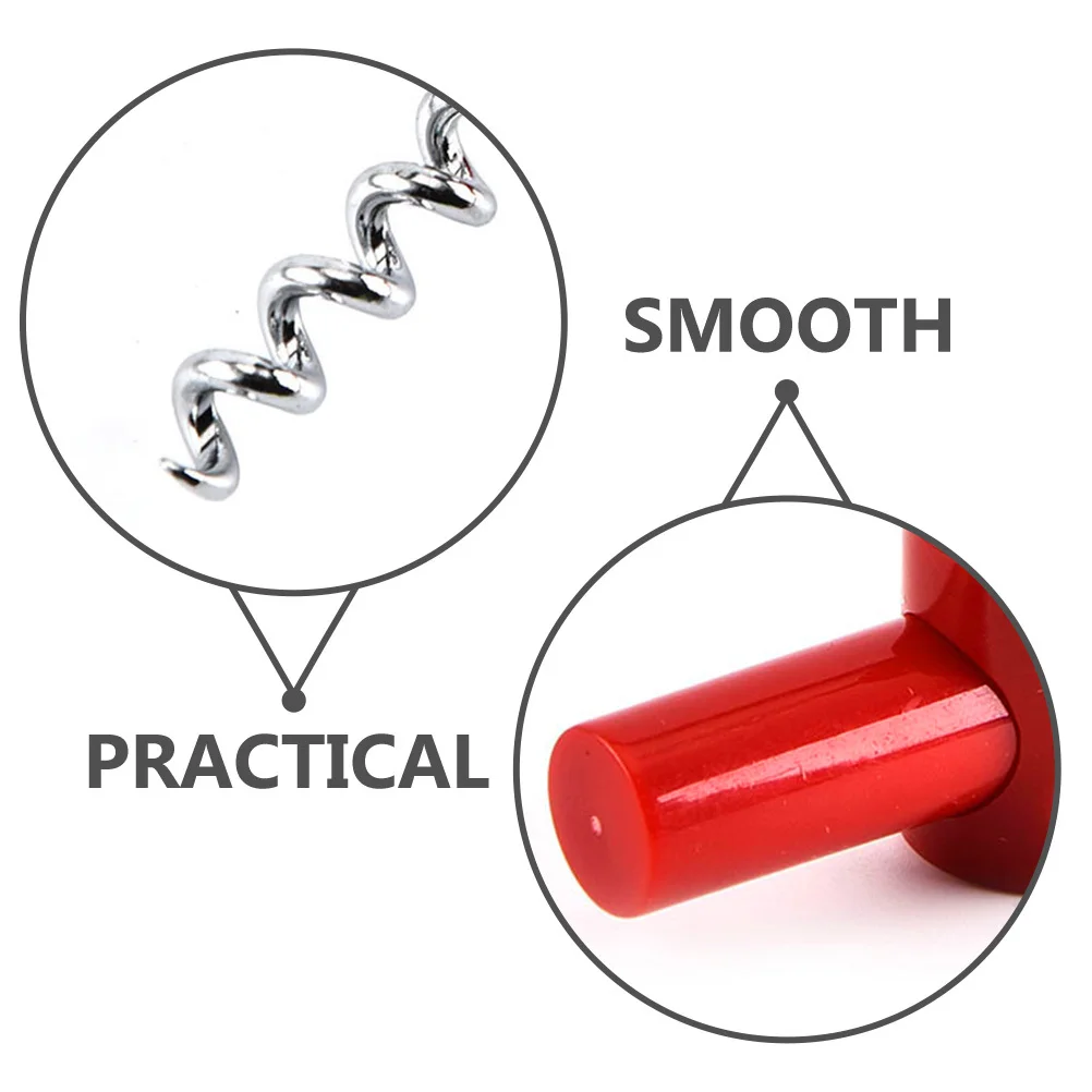 

5pcs Portable Opener For Camping Metal Wine Opener Travel Kitchen Red Convenient Bottle Lid Lifter Wine Tool Manual Beverage