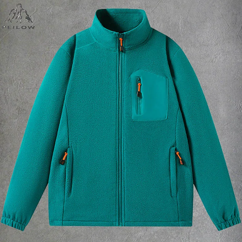 

Men's stand collar polar fleece jacket warm sports coat for autumn winter men's Outdoor Hiking Camping Jackets Women Clothing