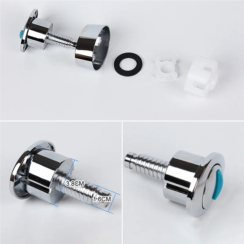 Seats Toilet Valves Universal Water Tank Dual Fill Drain Valves Button Water Tank Part for Home Seats Toilet
