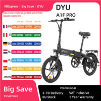 DYU A1F Pro E-bike Folding 250W Brushless Motor 36V7.5AH Lithium Battery Electric Bicycle Adult 16 Inch Tire Mini Electric Bike