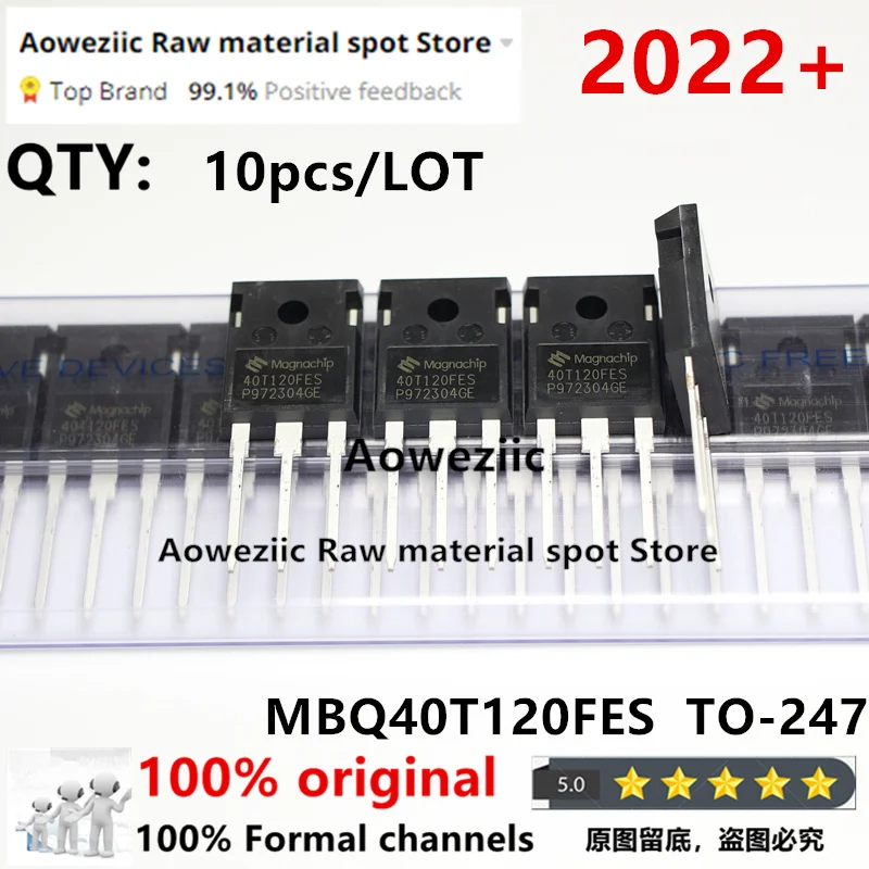 

Aoweziic 2022+ 100% New Imported Original MBQ40T120FES MBQ40T120 40T120FES TO-247 IGBT Single Pipe 40A1200V