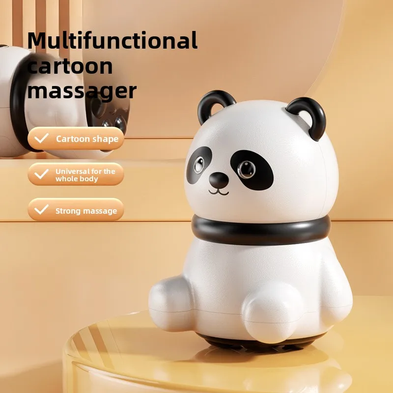 

Panda Electric Massager for Neck & Abdomen, 3-Mode Vibration with Portable Charging Design, Cute Stress Relief