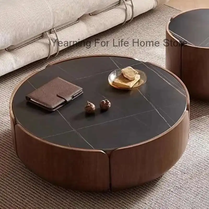 طاولة القهوة ذات التصميم الحديث لغرفة المعيشة، طاولة القهوة البسيطة، أثاث غرفة المعيشة الفاخر الفريد من نوعه من Mesas De Centro Para Sala