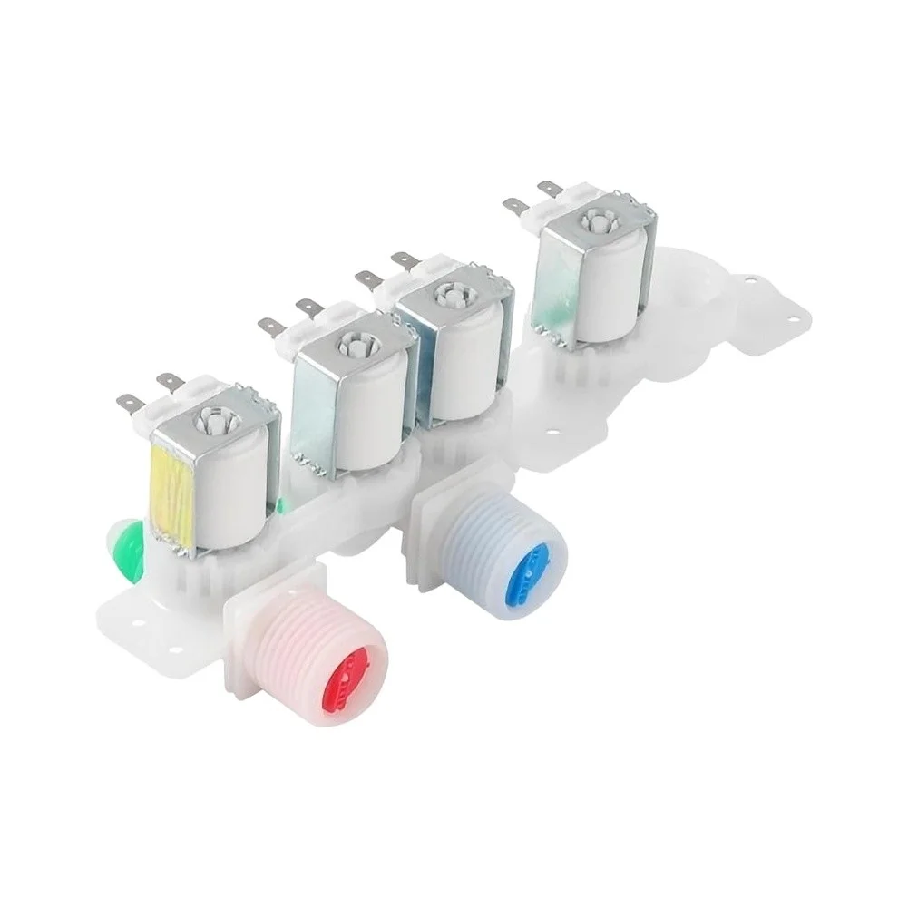 DC97-15459Q Four-Coil Solenoid Valve for Samsung Top Loading Washing Machines to Improve Operational Reliability