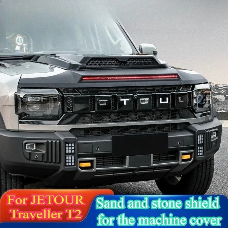 

Jertour Traveller T2 Bonnet Guard Stone Deflector ABS Plastic Protective Cover Accessories for 2023-24 Models Direct Fit Upgrade