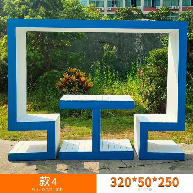 야외 FRP 인터넷 유명인 시트 시계 사진 조각상