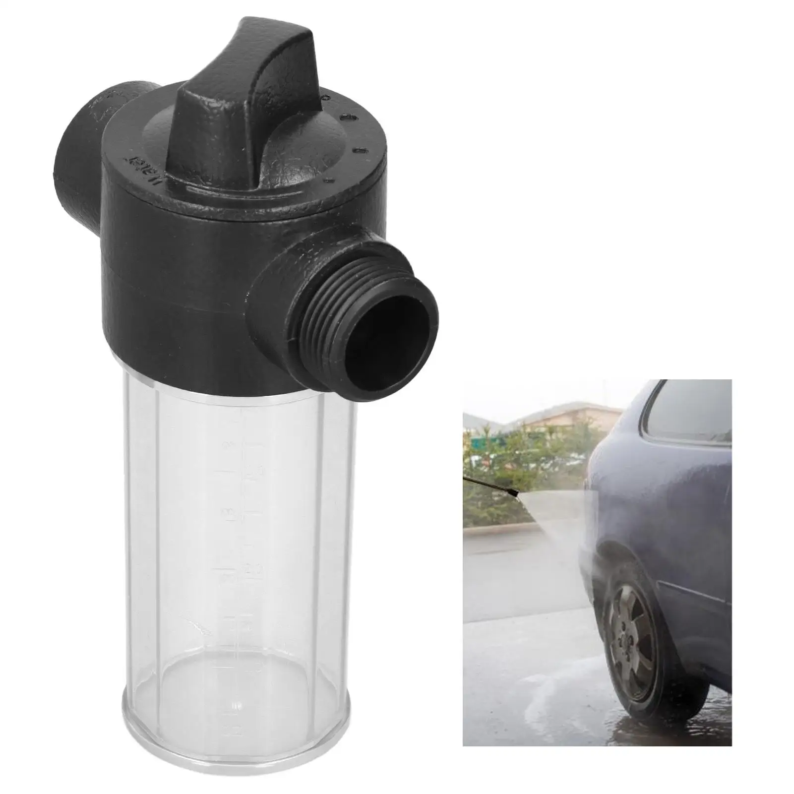 100ML Car Washing Foam Pot - Garden Hose Water Foam Bottle for Household Cleaning Accessories