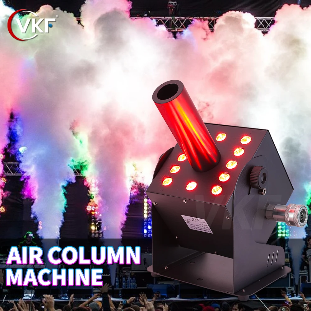 

LED RGBW CO2 Smoke Fog Machine Air Column Machine Professional Stage Equipment With DMX 512 Control For DJ DISCO Home Party Bar