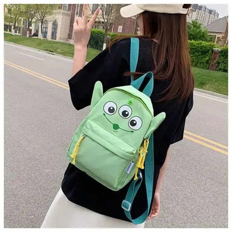 Disney Kids School Backpack Kawaii Cartoon Winnie Bear School Bag for Girl Boy Kindergarten Student  Toddler Mini Size Fashion