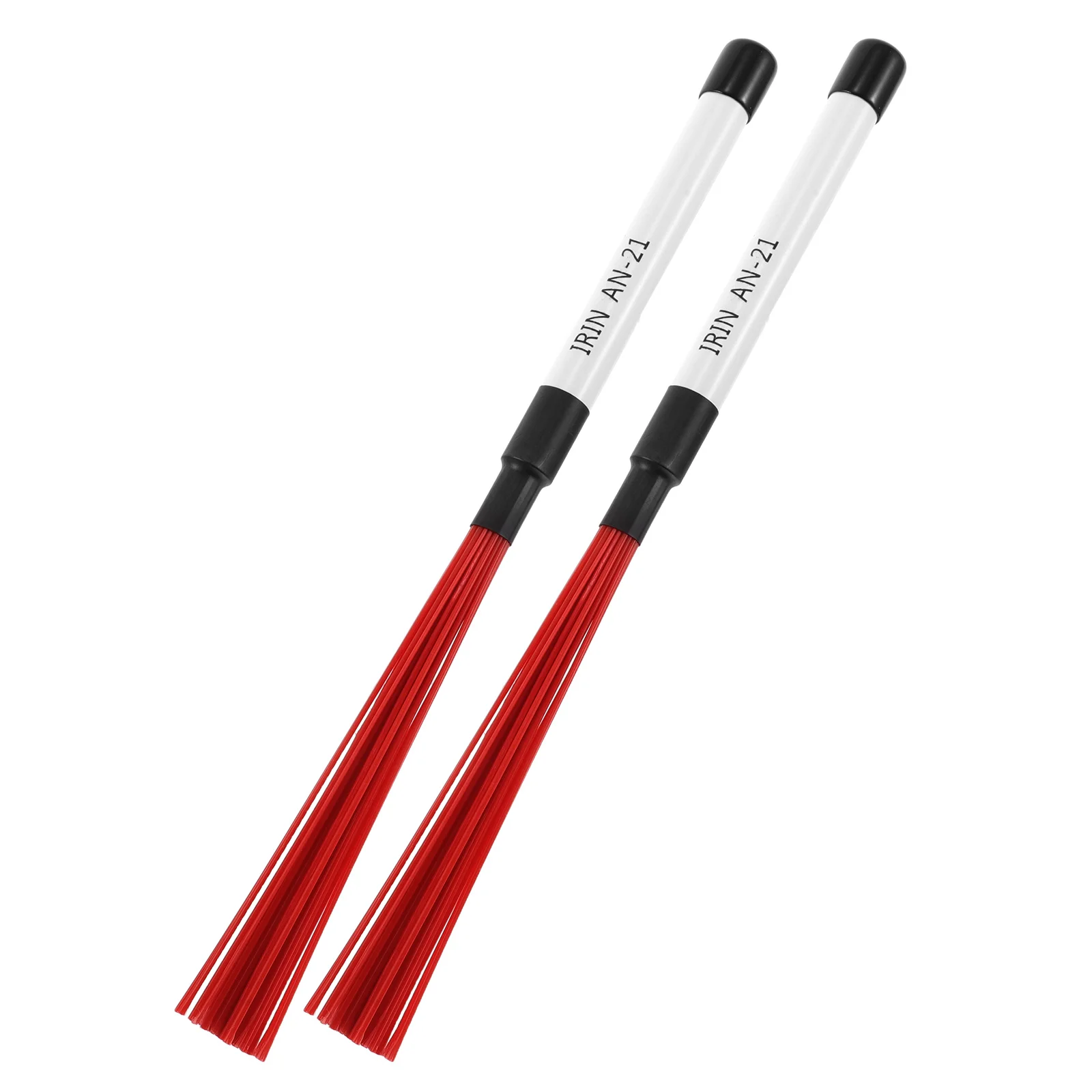 1 زوج النايلون طبل فرش الديناميكية الجاز قرع فرش ل الطبول ممارسة الأداء تصميم مدمج قبضة مريحة الطبول